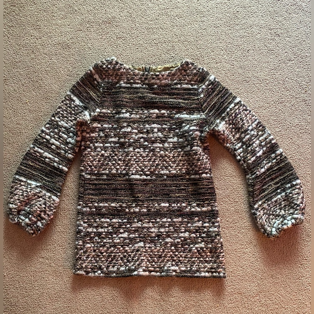 Zara Holiday Knit Boucle Sweater
